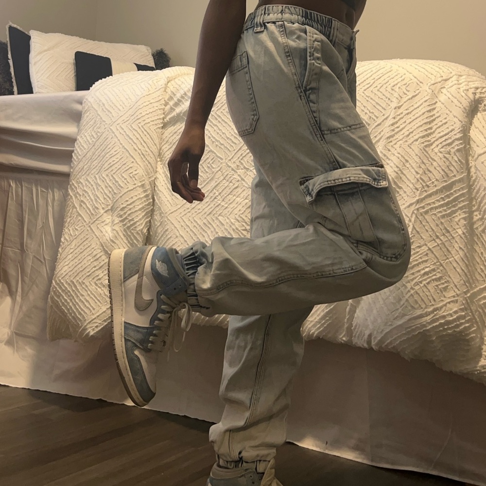 AÉROPOSTALE Baggy Cargo Jeans size Women’s Small
